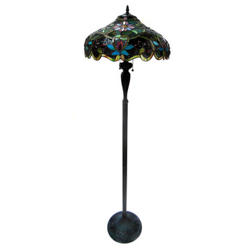 Leslie Victorian 2-Light Floor Lamp