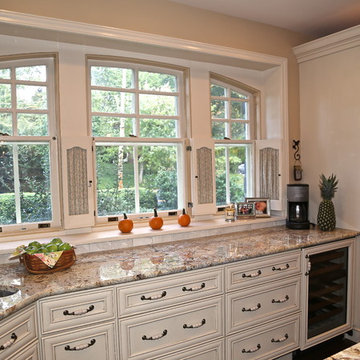 Classic Philadelphia Kitchen Remodel | Elegant Cream Cabinetry & Granite Counter