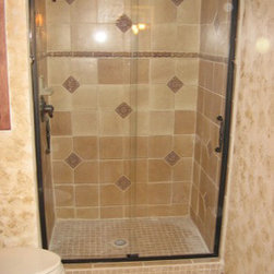 Semi Frameless Bypass (Sliding) Shower Doors - Shower Doors