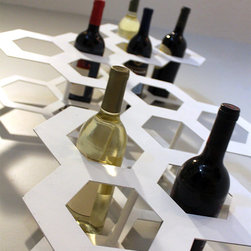 Hive Wall Wine Rack - Wine And Bar Tools