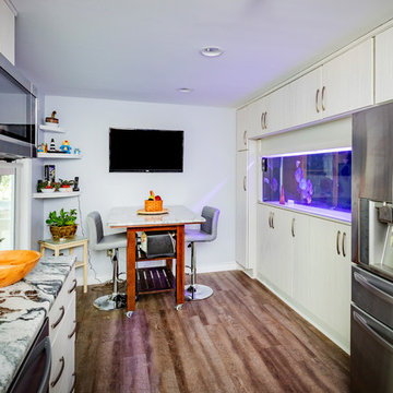 Contemporary Fish Tank Kitchen Design Richmond, VA