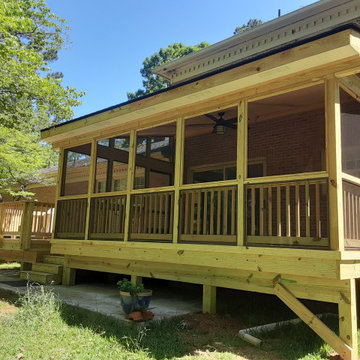 Screened Porch & Deck Combination in Macon’s River North Neighborhood
