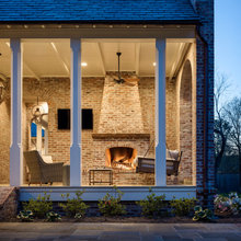 Porch Fireplace