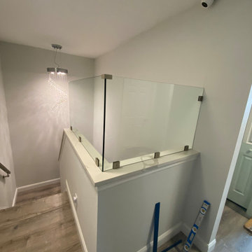 Residential Glass Stair Case