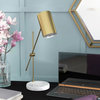 Bronze Metal 23" Task Lamp with Marble Base