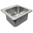 Zelda Drop-In Crafted Stainless Steel 15 in. Bar Sink With Brushed Finish