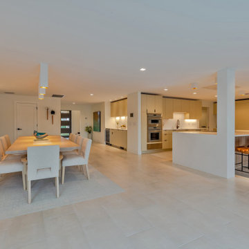 Refined Open-Concept Dining and Kitchen Space with Modern Harmony