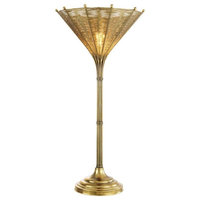 Wire Table Lamp | Eichholtz Kon Tiki, gold, 17"W x 17"D x 33"H