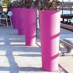 New Pot High Outdoor Planters by Serralunga - Outdoor Pots And Planters