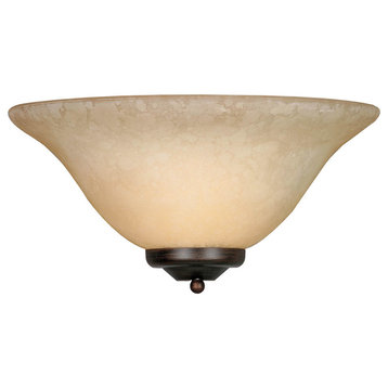 Golden Lighting 8355 Multi-Family 6" Tall Wall Sconce - Rubbed Bronze