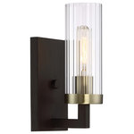 Minka Lavery - 1-Light Bath, Aged Kinston Bronze With Brushed Brass Highlights - Number of Bulbs: 0