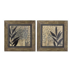 www.essentialsinside.com: new world framed wall art, set of 2 - Artwork