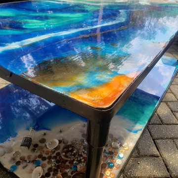 Resin Ocean Table