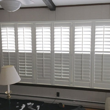 Living Room Plantation Shutters