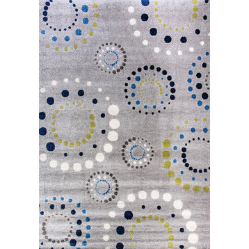 Infinity Color Ripples Rug, 2'X3'11"
