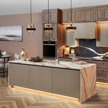 Modern Glam Kitchen