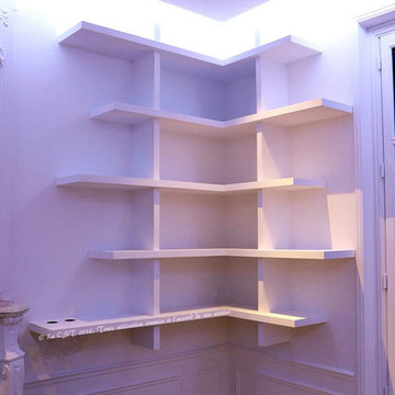 Etagère-bibliothèque d'angle