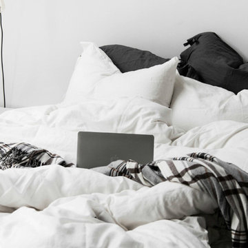 White Linen Duvet cover