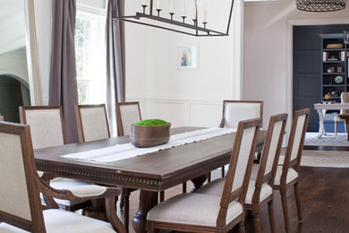Inspiration for a transitional dining room remodel in Atlanta