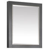 Avanity 170512-MC22 Allie 22" x 28" Framed Single Door Medicine - Twilight Gray