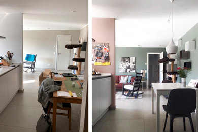 Mittelgroßes Modernes Wohnzimmer in Hannover