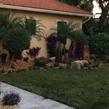 Cole Project - We removed existing, designed new landscape, installed, maintain,