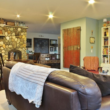 A Russian Fireplace Anchors a 1912 Family Home