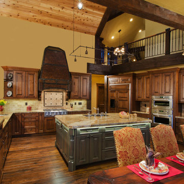 Kitchen with Dining in foreground