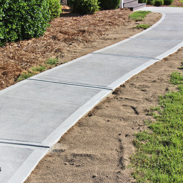 Hardscape Projects - Concrete Walkway - Picture Frame