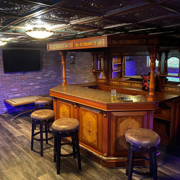 Traditional English Pub Bar with Canopy