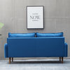 Kingway Furniture Almor Velvet Living Room Sofa, Space Blue