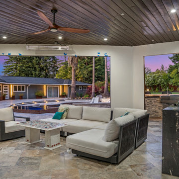 Luxury Backyard Pool & Outdoor Living – Saratoga, CA