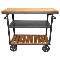 Industrial Bar Carts by Pangea Home
