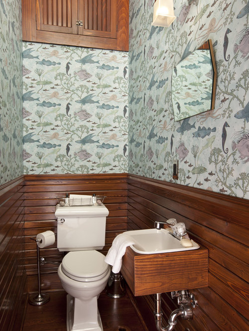 Wood Panel Bathroom | Houzz