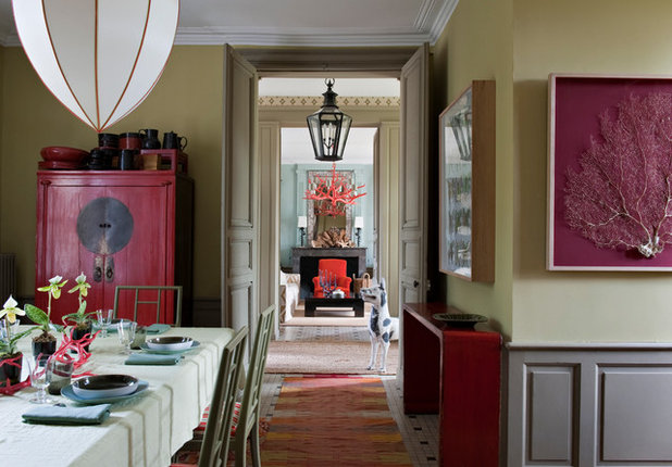 10 conseils de pro pour intégrer des meubles anciens dans sa déco Exotique salle manger désign à