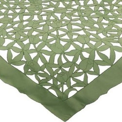 Xia Home Fashions - Tulip Bouquet Table Topper - Tablecloths