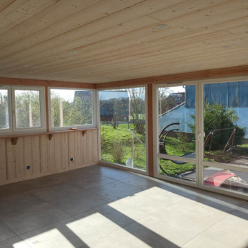 Véranda en bois