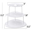 3-Tier The Decorative Plastic Appetizer  and Serving Trays