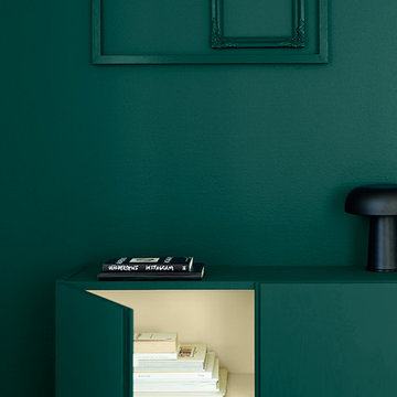 Mini-makeover - Den nya fondväggen