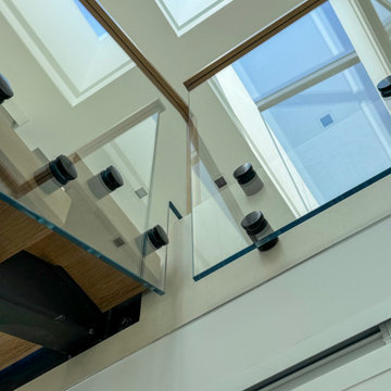 Project #126 | Contemporary Staircases with Integrated LEDs & Glass Railing