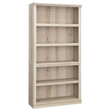 Pemberly Row Engineered Wood 5-Shelf Bookcase in Pacific Maple