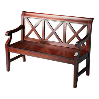 Butler Transitional Bench - Transitional - Accent And Storage Benches ...