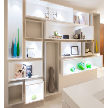 Miami Interior Designers - A Moody Contemporary Home in Aventura, FL
