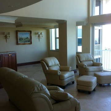 Leather Sofa Set - Naples Florida Penthouse