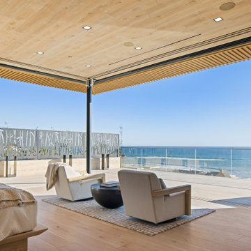 Malibu mansion master bedroom