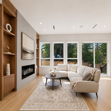 Bright Transitional Custom Home