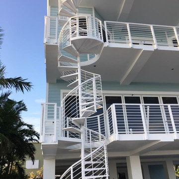 Almn. Spiral Stair Case