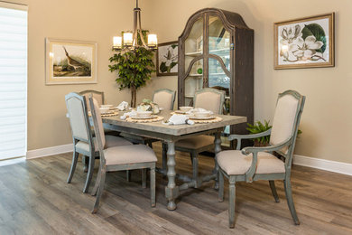 French country dining room photo in Orlando