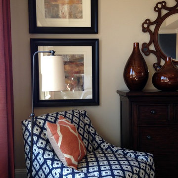 Interior Design - Canyon Lakes (Navy & Rust)