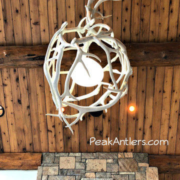 White & Greywashed Chandeliers